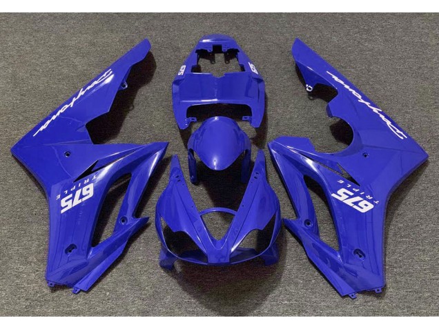 Glänzend Blau 06-08 Triumph Daytona 675 Verkleidung