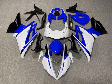 Glänzend Weiß & Blau 13-16 Triumph Daytona 675 Verkleidung