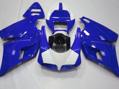 Glänzend Blau & Weiß 93-05 Ducati 996 748 916 998 Verkleidung