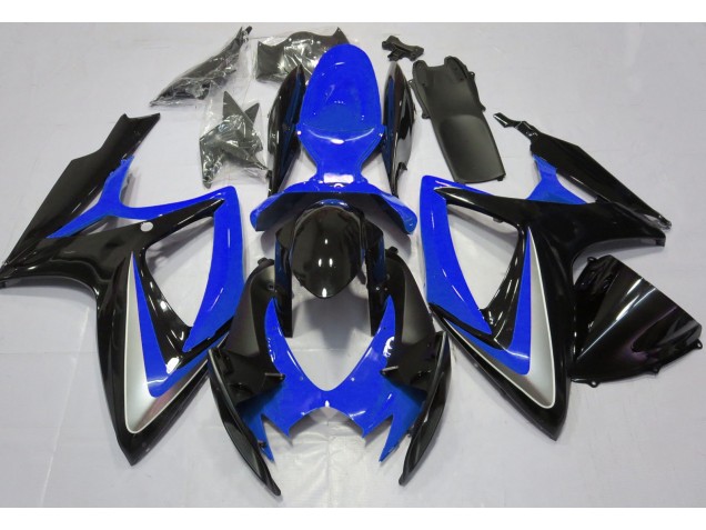 Glänzend Blau Ohne Abzeichen 06-07 Suzuki GSXR 600-750 Verkleidung
