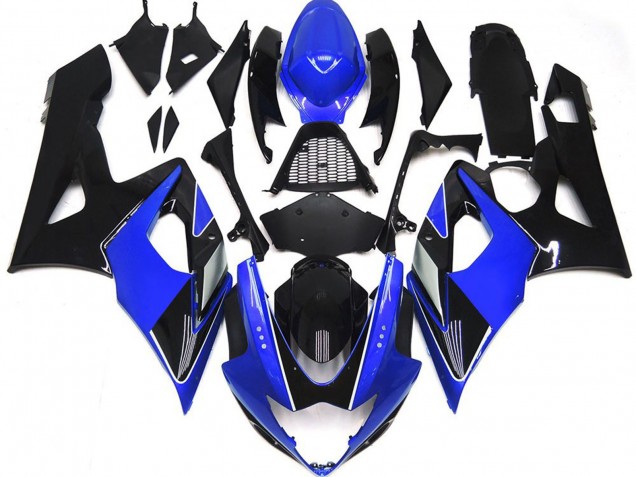 Glänzend Blau & Schwarz 05-06 Suzuki GSXR 1000 Verkleidung