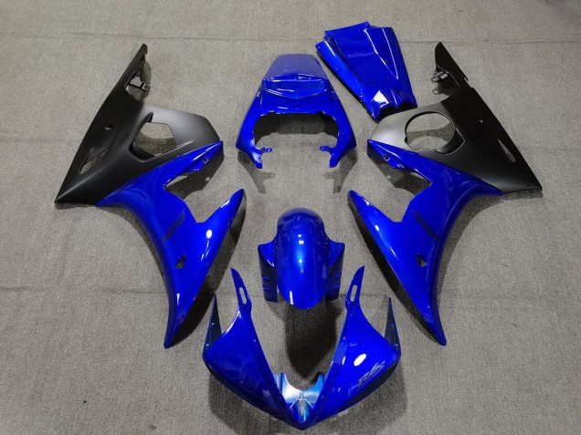 Glänzend Blau & Schwarz 05 Yamaha R6 Verkleidung