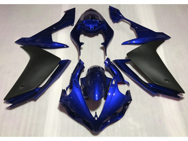 Glänzend Blau & Schwarz 07-08 Yamaha R1 Verkleidung