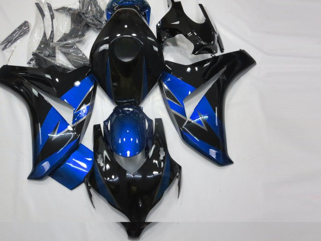 Glänzend Blau & Schwarz 08-11 Honda CBR1000RR Verkleidung