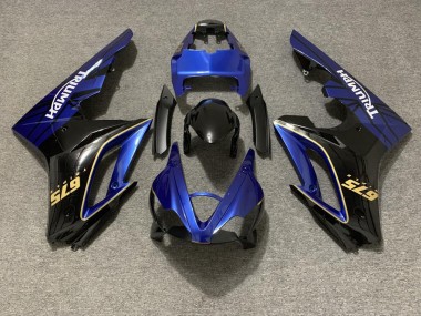 Glänzend Blau & Schwarz 09-12 Triumph Daytona 675 Verkleidung