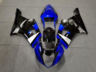 Glänzend Blau Schwarz & Silber 03-04 Suzuki GSXR 1000 Verkleidung