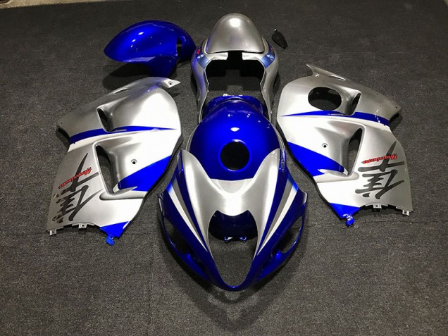 Glänzend Blau & Silber 97-07 Suzuki GSXR 1300 Verkleidung