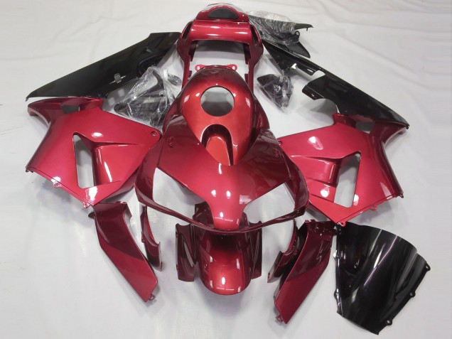 Glänzend Candy Red 03-04 Honda CBR600RR Verkleidung
