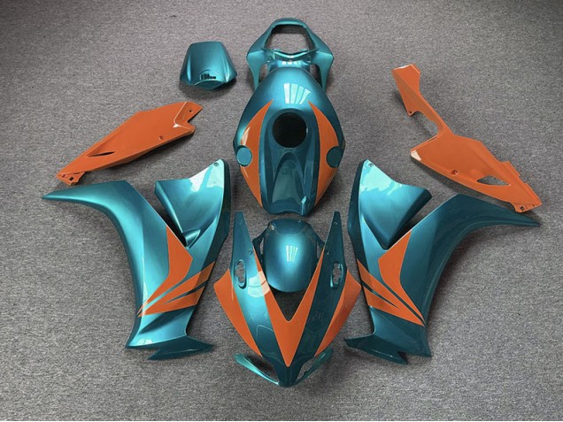 Glänzend Cyan & Orange 12-16 Honda CBR1000RR Verkleidung