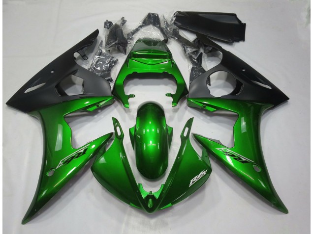 Glänzend Dunkelgrün 05 Yamaha R6 Verkleidung