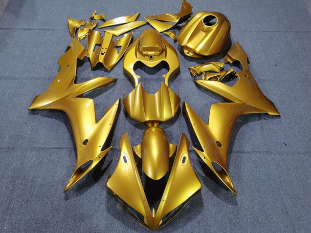 Glänzend Gold 04-06 Yamaha R1 Verkleidung