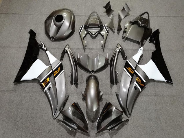 Glänzend Grau & Bronze 08-16 Yamaha R6 Verkleidung