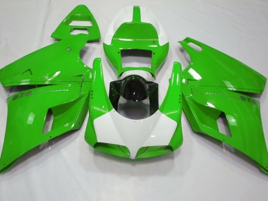 Glänzend Grün & Weiß 93-05 Ducati 996 748 916 998 Verkleidung