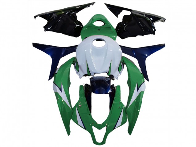 Glänzend Grün & Blau 09-12 Honda CBR600RR Verkleidung