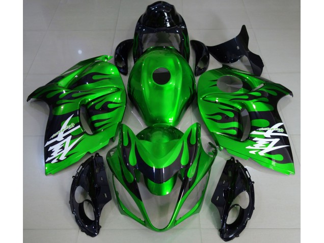 Glänzend Grün & Schwarz 08-20 Suzuki GSXR 1300 Verkleidung