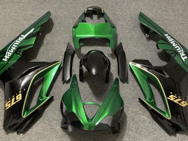 Glänzend Grün & Schwarz 09-12 Triumph Daytona 675 Verkleidung