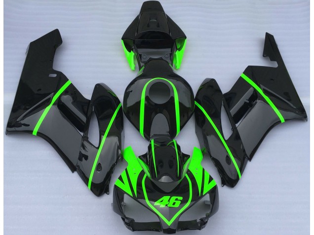 Glänzend Schwarz & High Viz Grün 04-05 Honda CBR1000RR Verkleidung