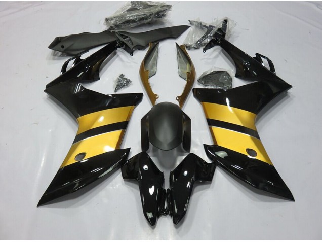 Goldschwarzes Cbr-Design 11-12 Honda CBR600F Verkleidung