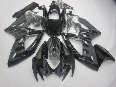 Grau Flamme 06-07 Suzuki GSXR 600-750 Verkleidung