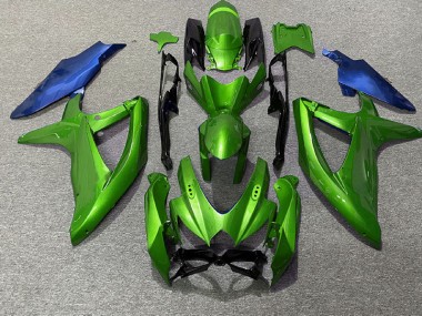 Grün & Blau 08-10 Suzuki GSXR 600-750 Verkleidung