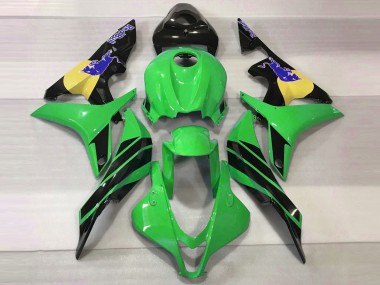 Grün & Blau Bull 07-08 Honda CBR600RR Verkleidung