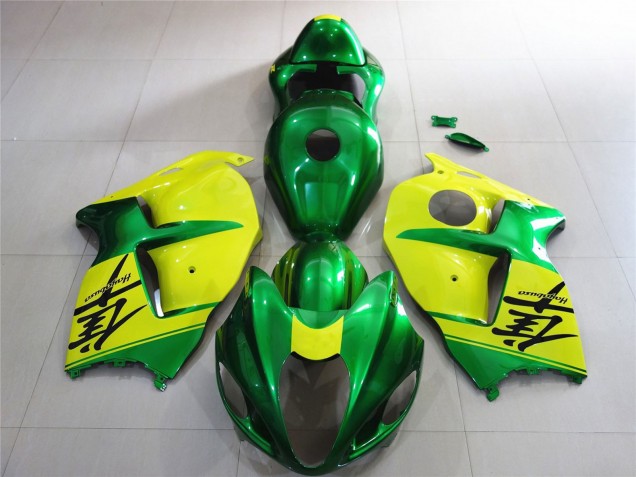 Grün & Gelb 97-07 Suzuki GSXR 1300 Verkleidung