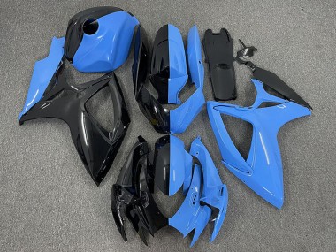 Halbblau & Schwarz 06-07 Suzuki GSXR 600-750 Verkleidung