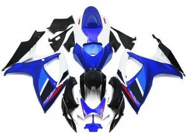 Hellblau & Tiefes Blau OEM Stil Mit Rot 06-07 Suzuki GSXR 600-750 Verkleidung