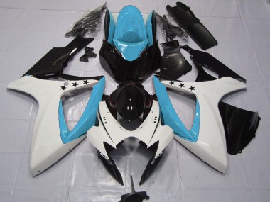 Hellblauer Stern 06-07 Suzuki GSXR 600-750 Verkleidung