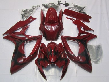 Kastanienbraun Rot 06-07 Suzuki GSXR 600-750 Verkleidung