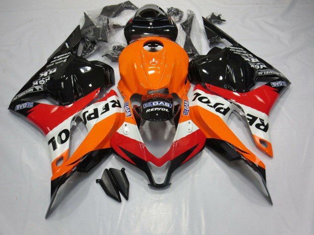 Klassischer Repsol Stil 09-12 Honda CBR600RR Verkleidung