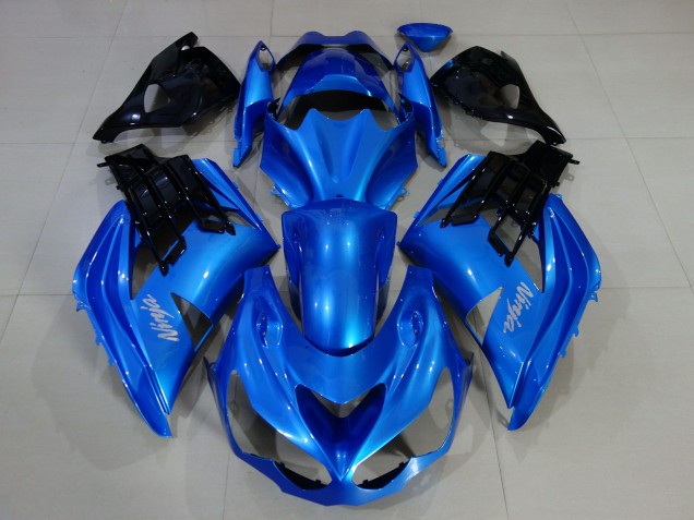 Kräftiges Blau & Glänzendes Schwarz 12-21 Kawasaki ZX14R Verkleidung