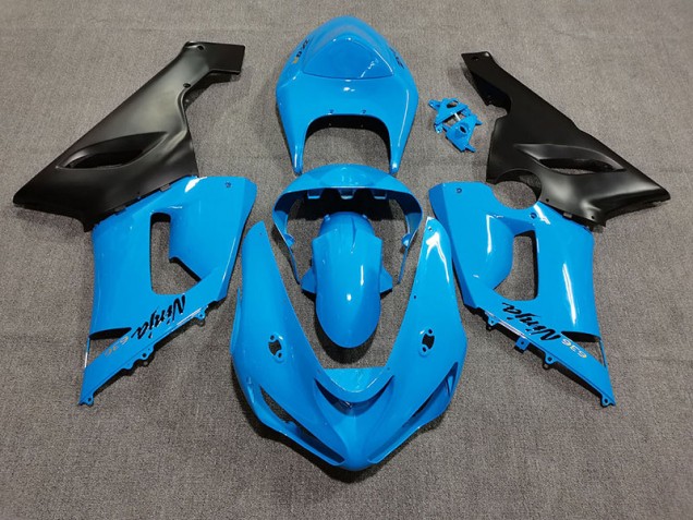 Leuchtendes Blau 05-06 Kawasaki ZX6R Verkleidung