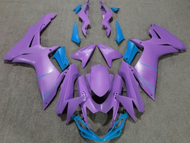 Matt Lila & Blau 11-24 Suzuki GSXR 600-750 Verkleidung