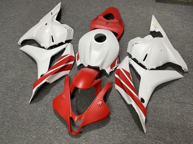 Matt Rot / Weiß 09-12 Honda CBR600RR Verkleidung