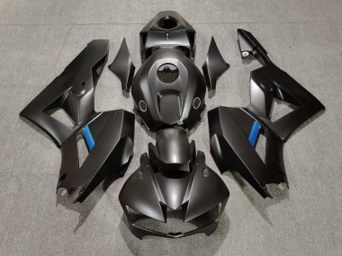Matt Schwarz Mit Blau 13-23 Honda CBR600RR Verkleidung