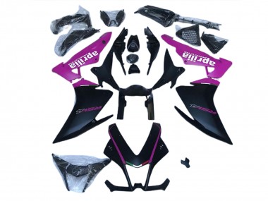 Matt Schwarz & Pink 10-15 Aprilia RSV4 1000 Verkleidung