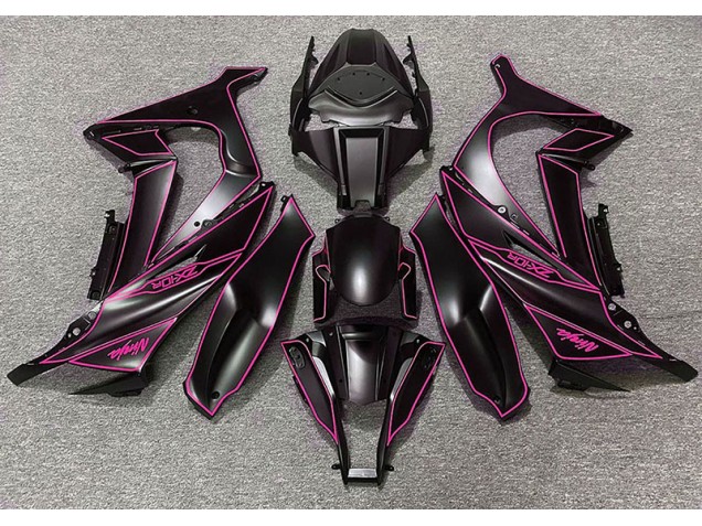 Matt Schwarzes & Rosa Futter 11-15 Kawasaki ZX10R Verkleidung