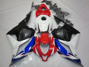 OEM Stil Schwarz Weiß Rot & Blau 09-12 Honda CBR600RR Verkleidung