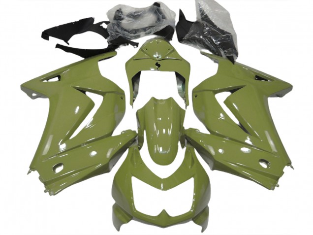 Oliv Glänzend 08-12 Kawasaki Ninja 250 Verkleidung