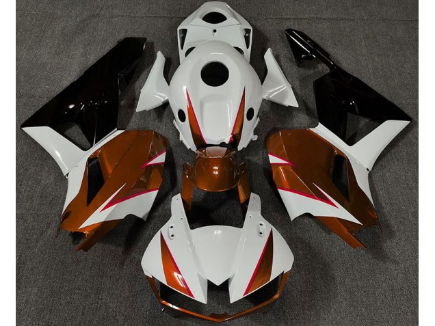 Orange Glänzend Weiß & Rot 13-23 Honda CBR600RR Verkleidung