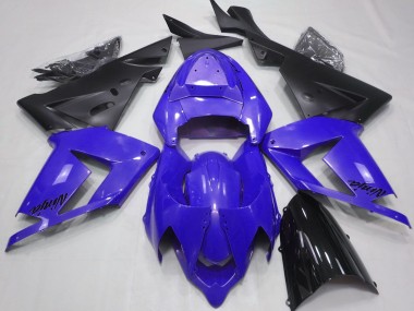 Perlblau & Schwarz 04-05 Kawasaki ZX10R Verkleidung