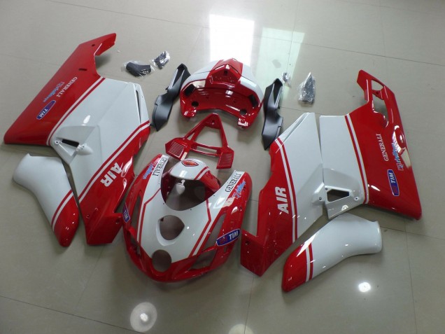 Rot & Weiß 03-04 Ducati 749 999 Verkleidung