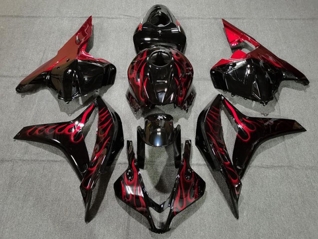 Rot Flamme 09-12 Honda CBR600RR Verkleidung