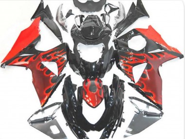 Rot Flamme 09-16 Suzuki GSXR 1000 Verkleidung