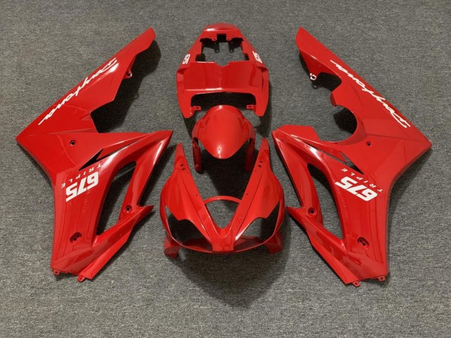 Rot Glänzend 06-08 Triumph Daytona 675 Verkleidung