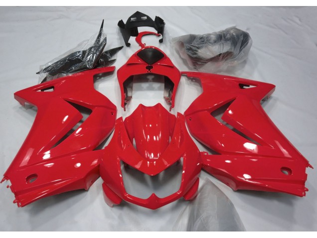 Rot Glänzend 08-12 Kawasaki Ninja 250 Verkleidung
