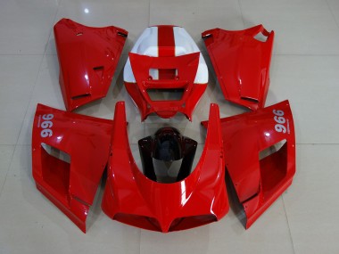 Rot Glänzend 93-05 Ducati 996 748 916 998 Verkleidung