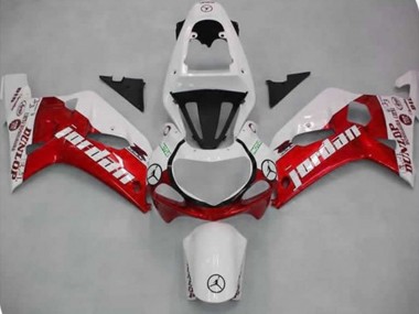 Rot Jordan 01-03 Suzuki GSXR 600-750 Verkleidung