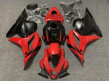 Rot & Matt Schwarz 09-12 Honda CBR600RR Verkleidung